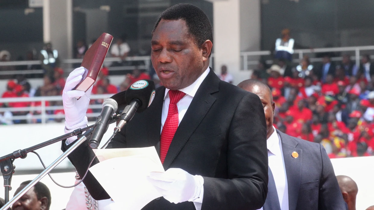Sambia: Hakainde Hichilema tritt zweite Amtszeit als Präsident an