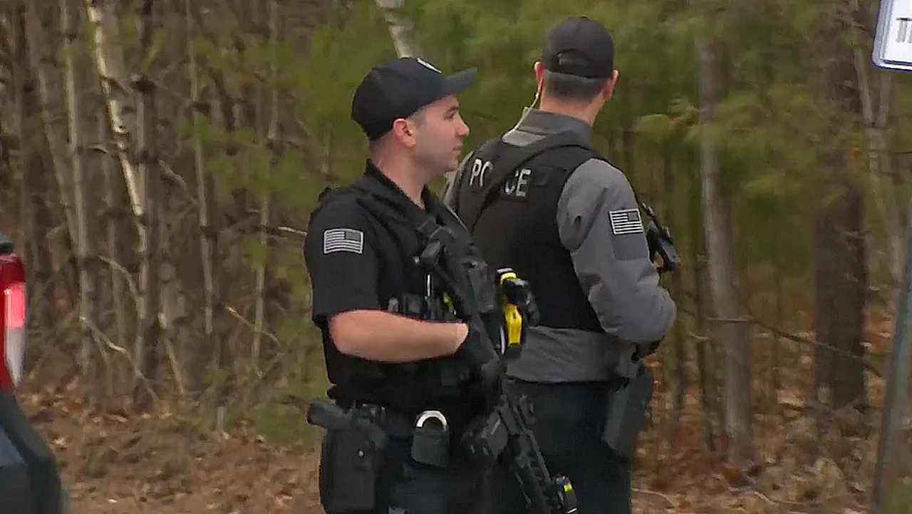Massive manhunt underway in New Hampshire town after gunman allegedly wounds police officer, fires on family