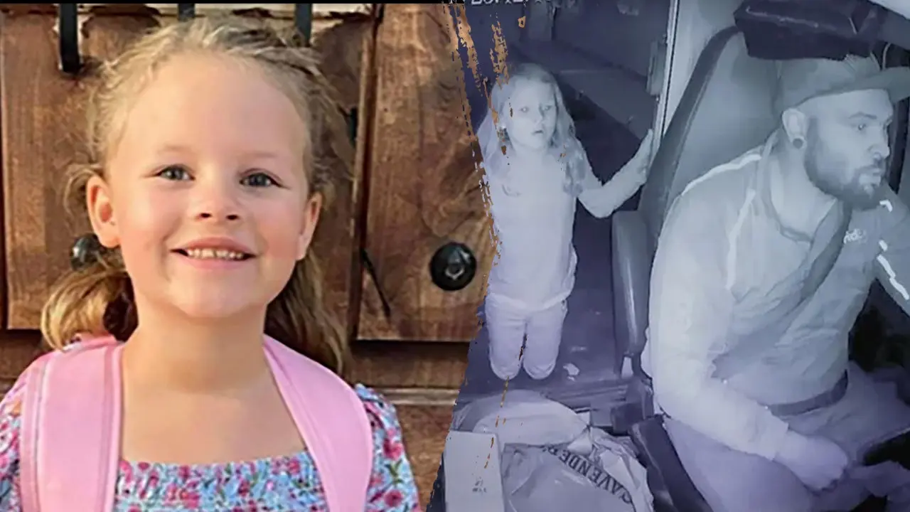 Photo shows 7-year-old with FedEx driver who admitted killing her during Christmas delivery
