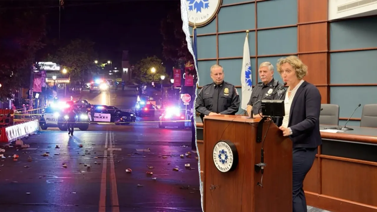 Manhunt underway after late-night mass shooting near Indiana University's campus