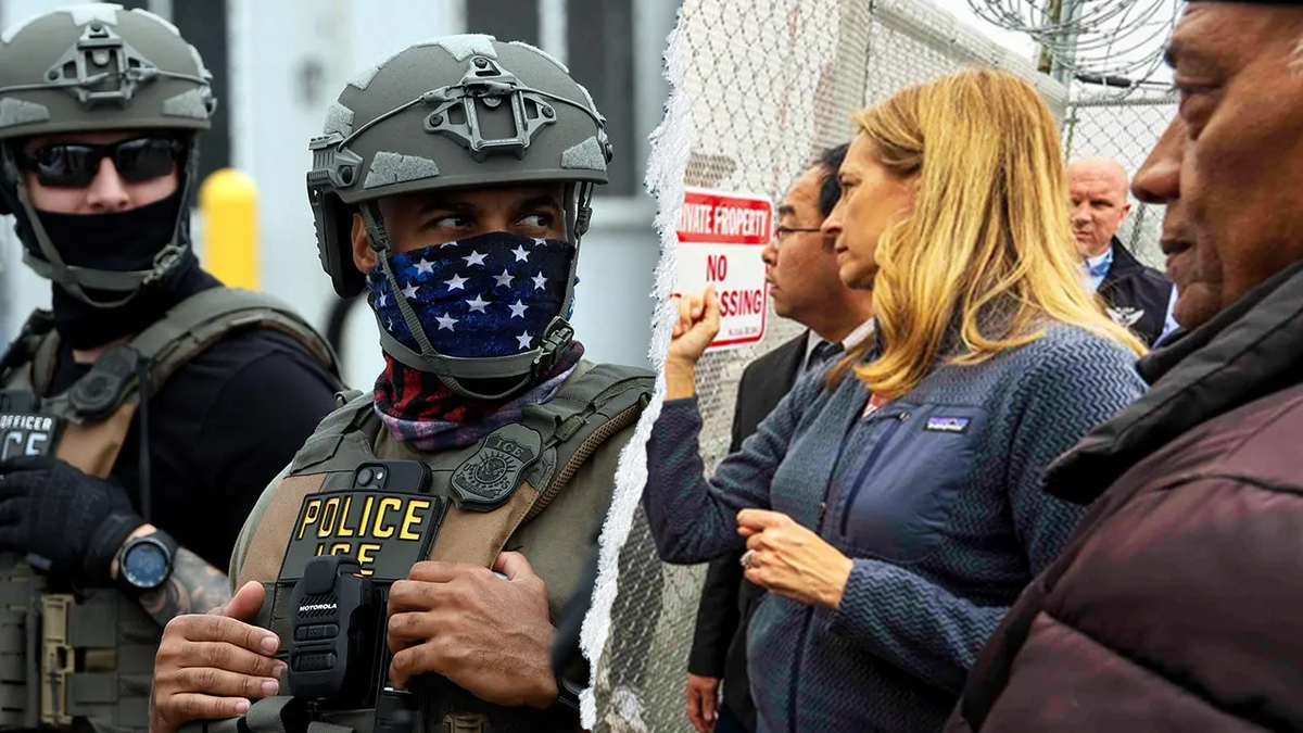Gov. Sherrill blames ICE, defends rioters after deploying troopers to quell violent mob