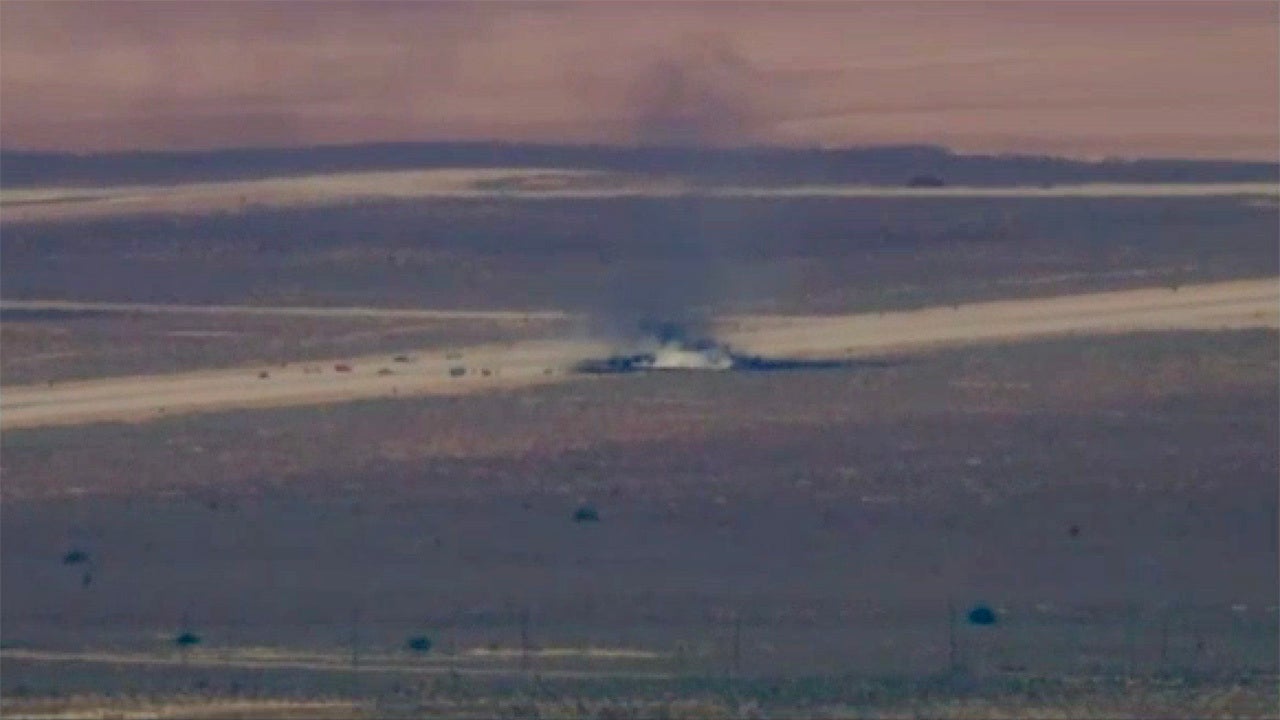 Eight aboard Air Force B-52 believed killed in crash at Edwards Air Force Base