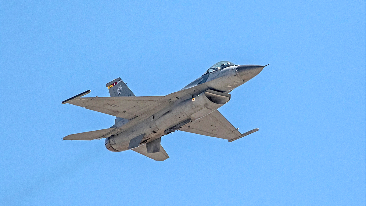 Texas Air National Guard pilot ejects safely before F-16 crash in Michigan