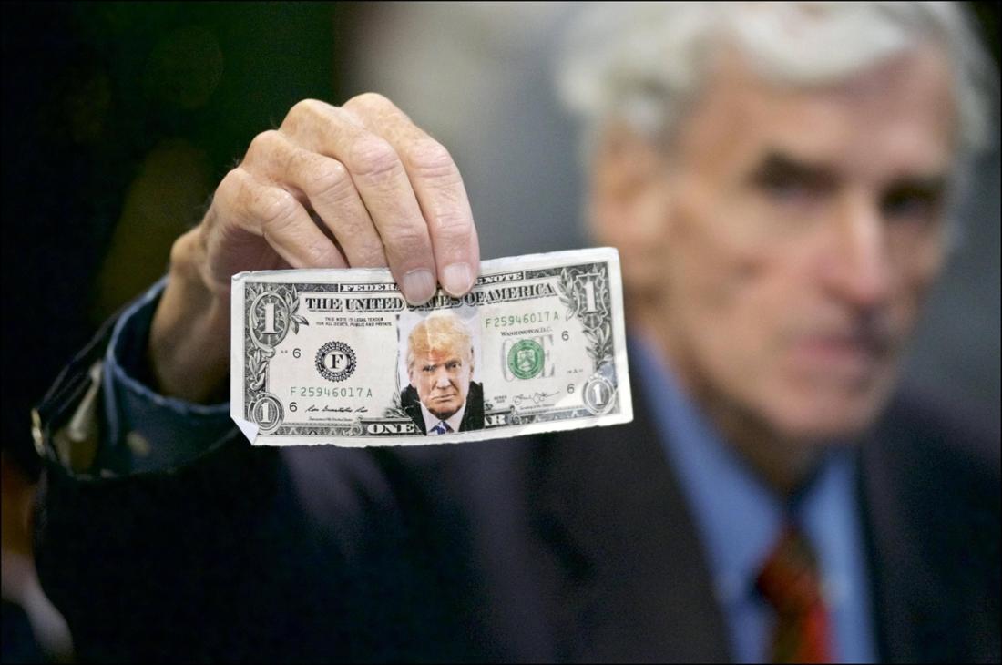 Die versteckte Eitelkeit: Warum Trump sein Porträt auf der 250-Dollar-Note will