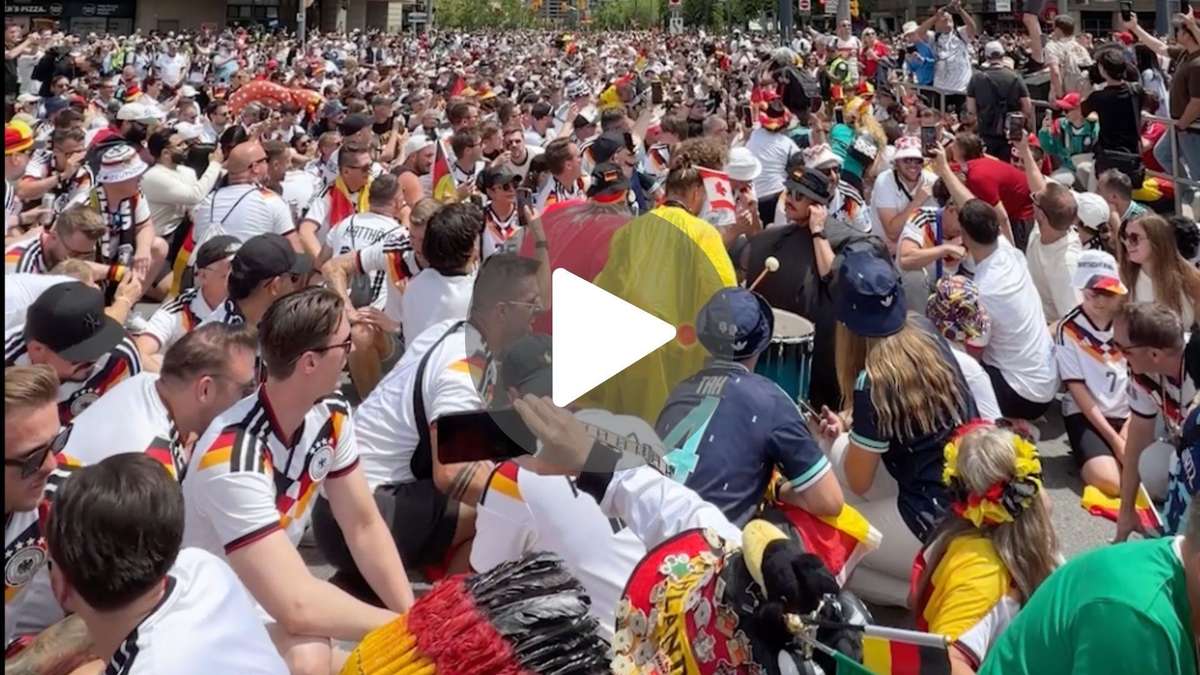 Deutsche Fans übernehmen Straßen von Toronto