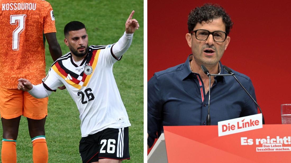 Streit um DFB-Elf und Nationalismus: WM-Spiel sorgt auf Linken-Parteitag für Debatte