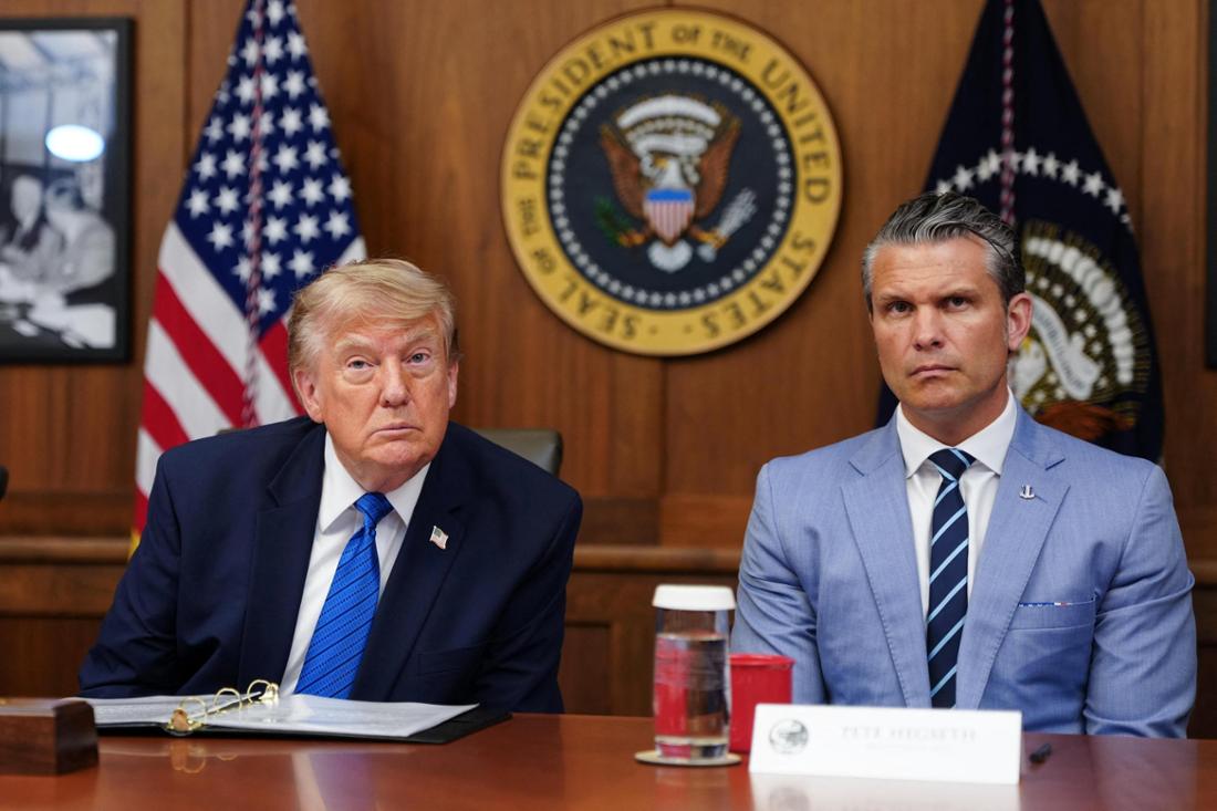 Raketen werden knapp: Trump soll Hegseth zur Rede gestellt haben