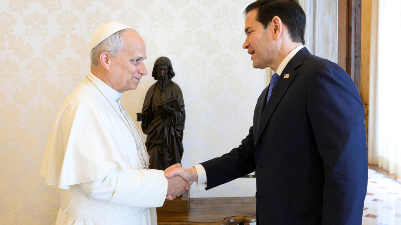 'Friendly and constructive': Rubio meets Pope Leo XIV in bid to ease tensions