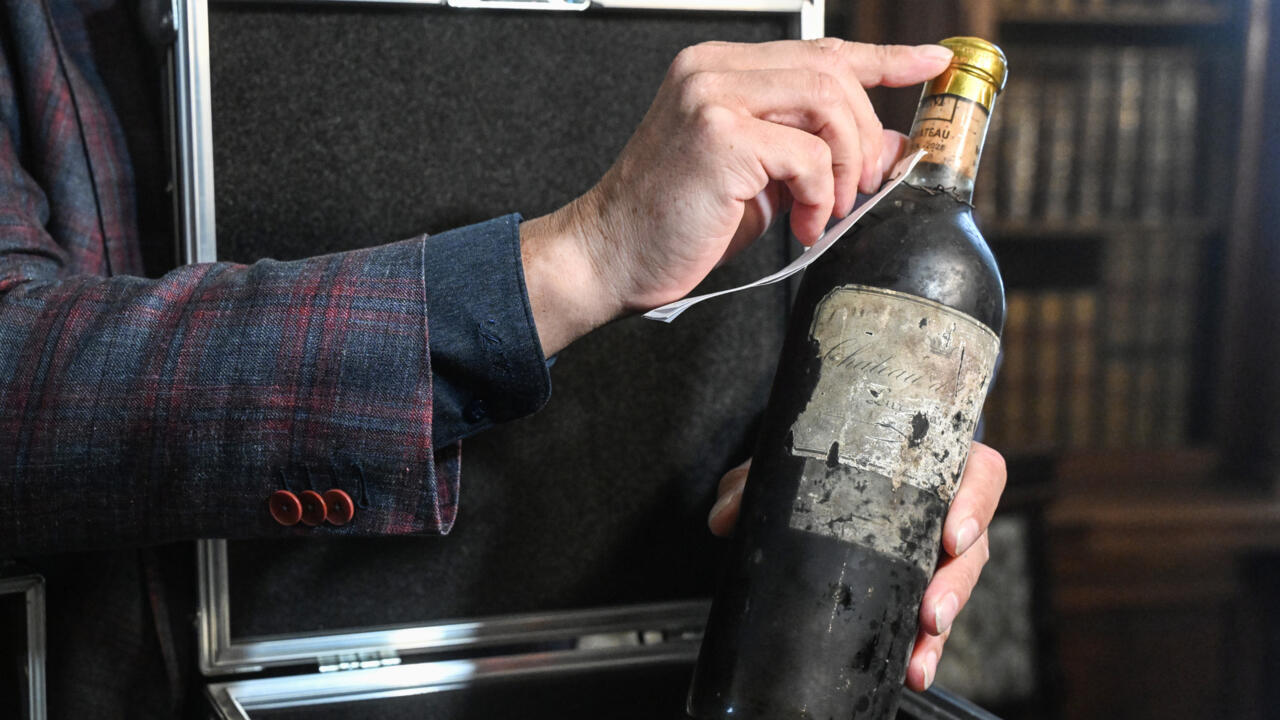 French wine made in late 1890s and hidden under Czech castle lovingly restored