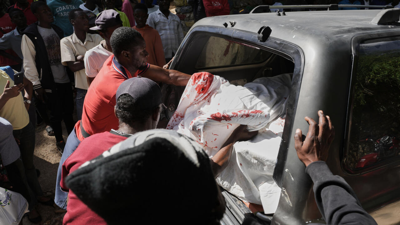 Haiti gang members kill around 40 displaced people in church attack near capital