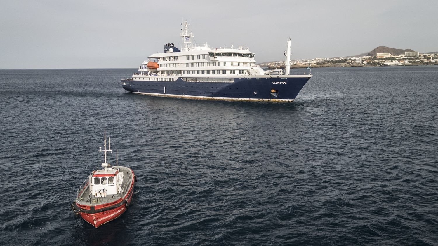 Hantavirus sur un navire de croisière : "Ce n’est pas une maladie aussi contagieuse que le Covid", affirme un médecin Le navire de croisière "MV Hondius" touché par un foyer