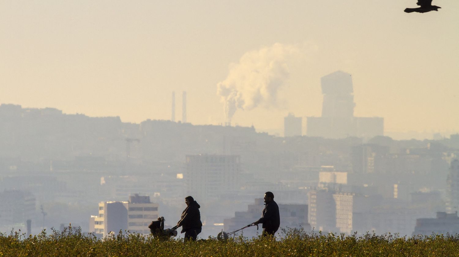 Plusieurs départements en alerte rouge à la pollution de l'air lundi en raison de la canicule