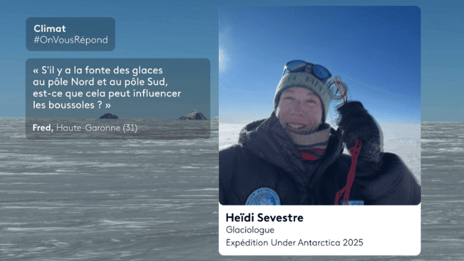La fonte des glaces aux pôles va-t-elle perturber les boussoles ? #OnVousRépond Climat