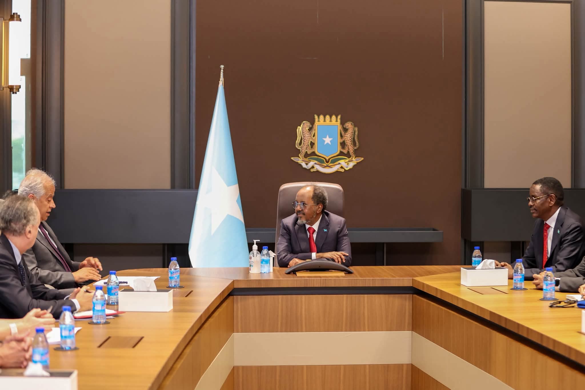 PRESIDENT HASSAN SHEIKH RECEIVES DELEGATION FROM THE ITALIAN GOVERNMENT