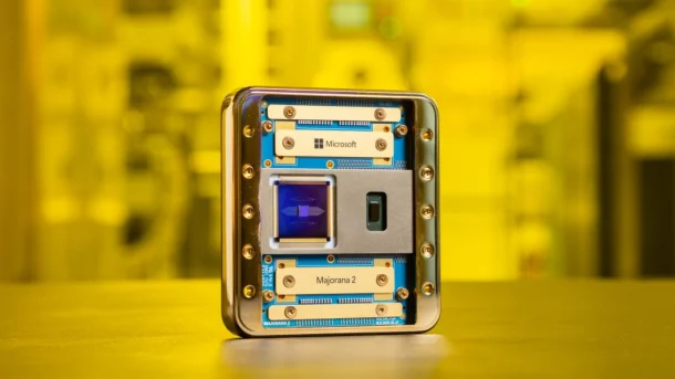 Microsoft Majorana 2 verspricht zuverlässigere Qubits – Skepsis bleibtMicrosoft stellt neuen Quantenchip Majorana 2 vor. Das Unternehmen verspricht drastisch verbesserte