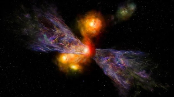 Rätsel der Astronomie gelöst? „Galaxientötender Wind“ im frühen Kosmos entdecktIn den vergangenen Jahren wurden unerwartet früh im Universum sehr massereiche, aber tote Galaxien