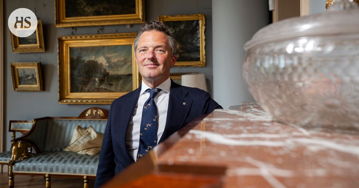 Henrik Creutz isännöi kartanoa, jonka seinät muistuttavat suvun tähdestä