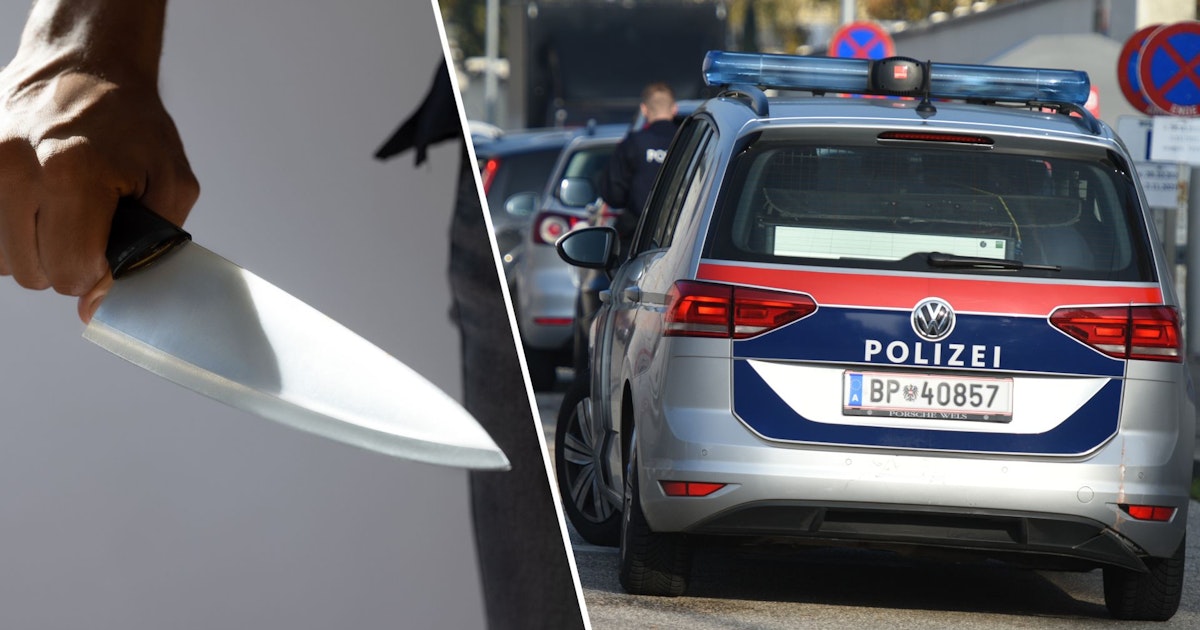 Schock für 46-Jährige - Wildfremder bedroht Linzerin in ihrem Garten mit Messer