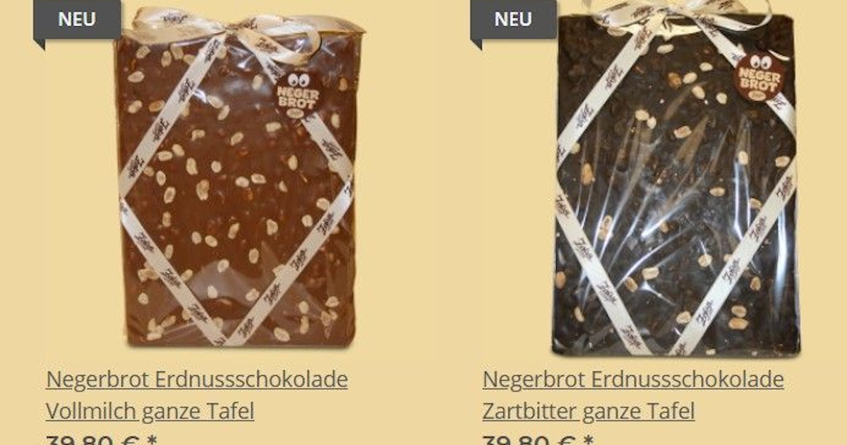 Aufregung um Schokolade - "Negerbrot": Schoko jetzt wieder online und im Handel