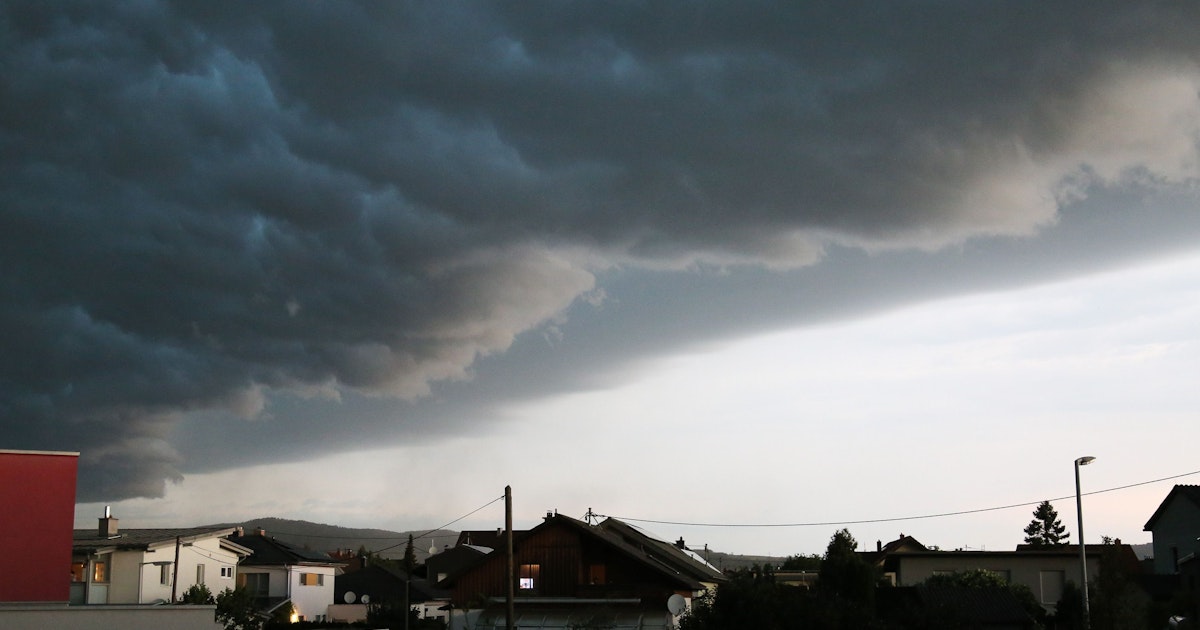 Die aktuelle Wetter-Prognose - Hagel-Gewitter mit Starkregen wütet in Österreich