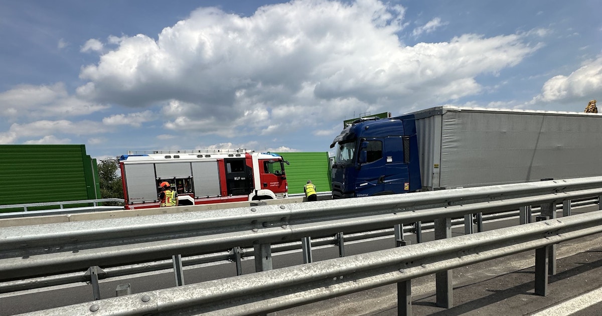 Sperre auf A4 - Unfall mit Lkw – Mega-Stau auf Wiener Autobahn