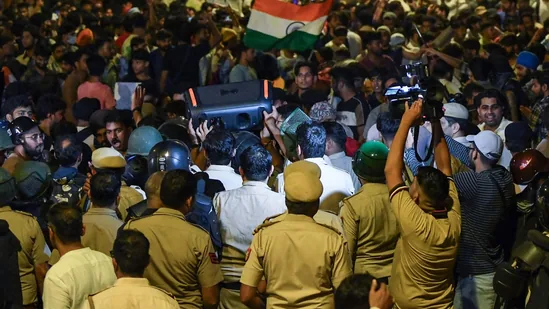 Delhi Police detain students headed to Jantar Mantar protest; Wangchuk ends fast