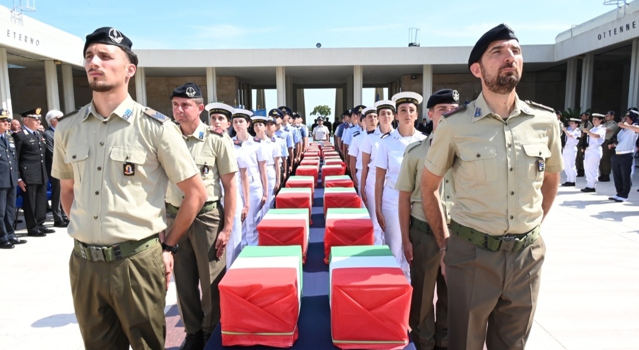 Rientrate in Italia le spoglie di 27 soldati caduti in Albania durante la Seconda guerra mondiale