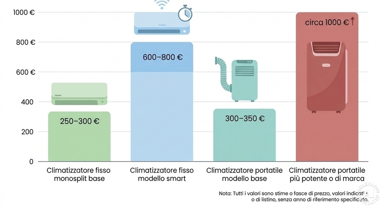Caldo, come tenere la casa al fresco? Quali sono i condizionatori portatili migliori e quanto costano