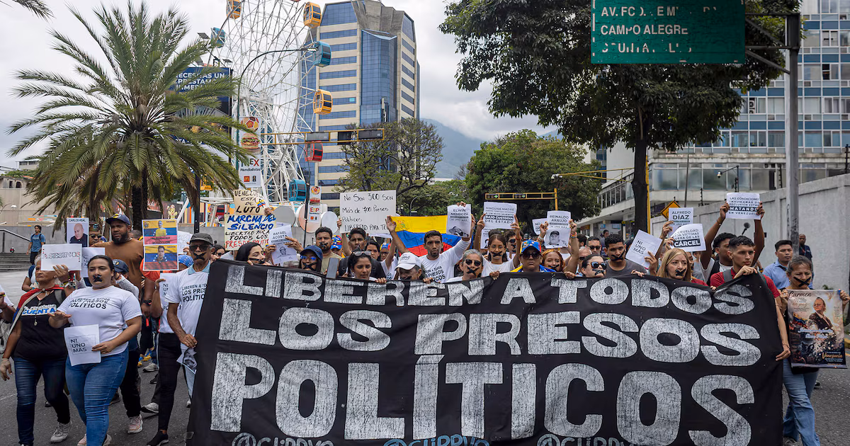 Venezuela registra 404 presos políticos, según la ONG Foro Penal