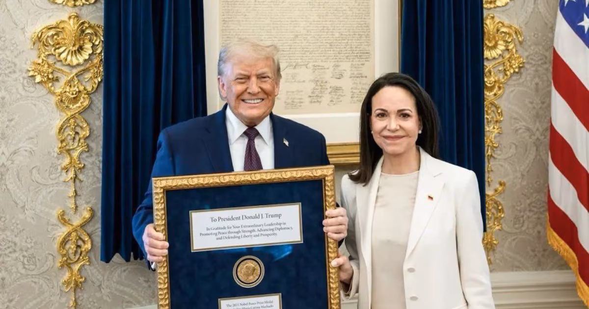 María Corina Machado le agradeció a Trump por su lucha contra el crimen organizado tras la muerte del líder del Tren de Aragua