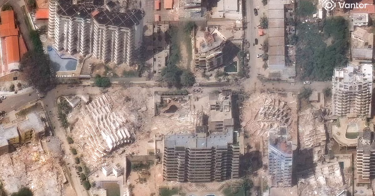 Las imágenes satelitales de La Guaira revelan la magnitud de la destrucción que dejaron los dos terremotos en Venezuela