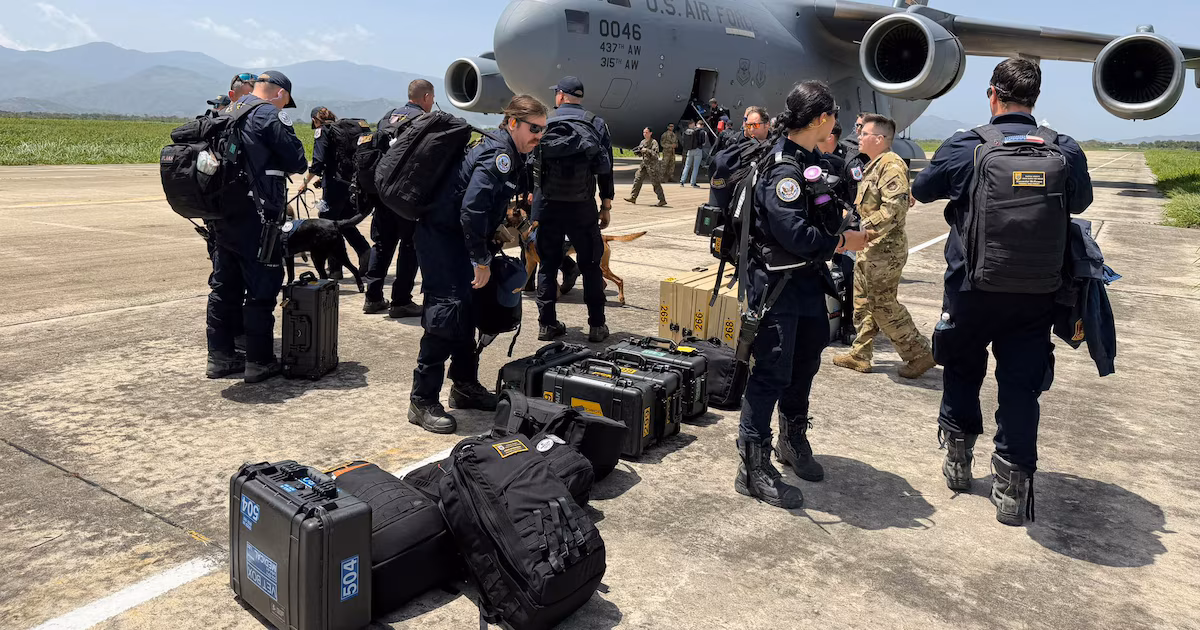 Estados Unidos refuerza el operativo militar de apoyo en Venezuela para colaborar en la asistencia tras los terremotos