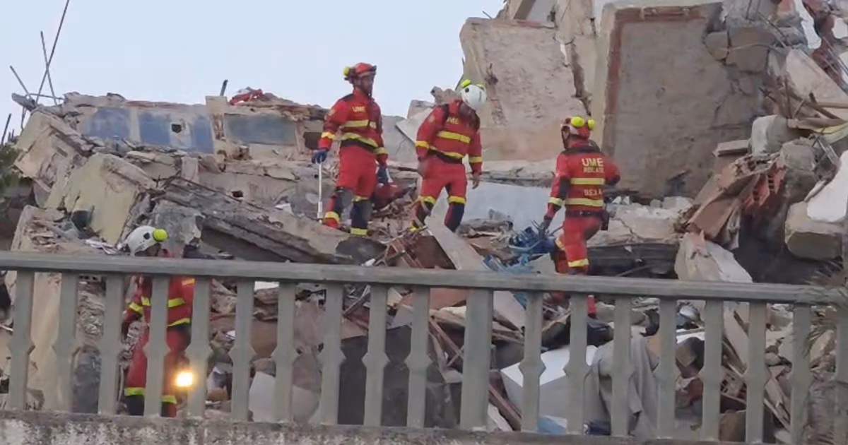 La Unidad Militar de Emergencias de España rescata con vida a una persona tras 72 horas bajo los escombros del terremoto en Venezuela