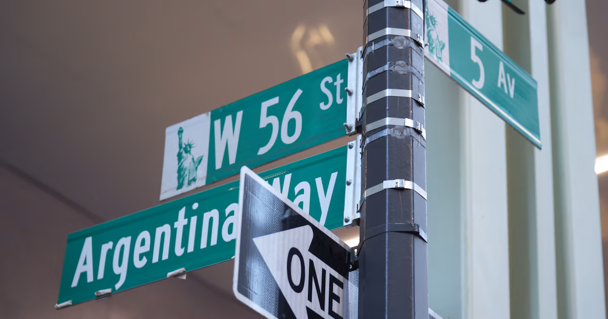 Nueva York inauguró una calle en homenaje a Argentina: dónde queda la ‘Argentina Way’