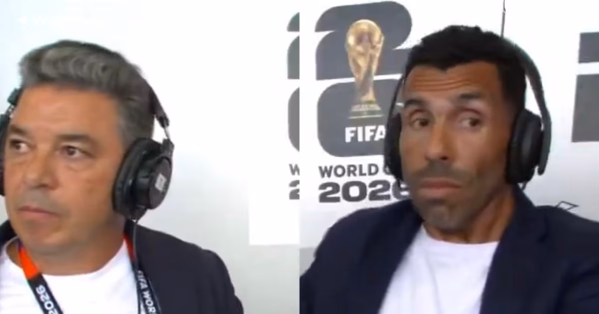 La reacción de Marcelo Gallardo y Carlos Tevez tras el empate parcial de Cabo Verde a Argentina