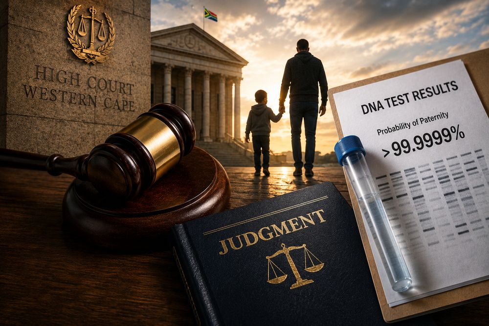 Cape Town man takes paternity fight to SCA despite two DNA tests confirming fatherhood