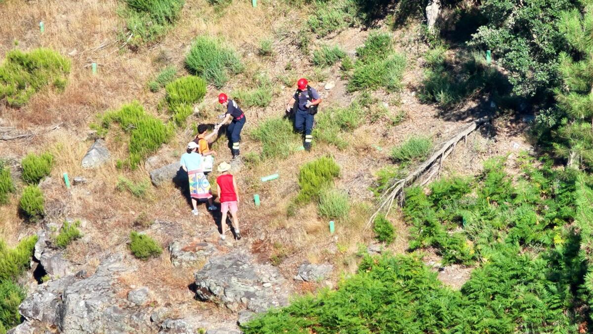 Drone ajuda a localizar três crianças e um adulto perdidos nas Fisgas de Ermelo