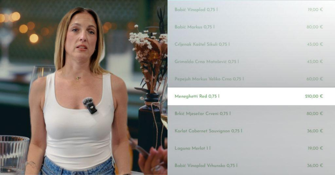 VELIKA ŠKRTICA Ništa u domaćim lokalima nema takve marže kao ovaj proizvod. Nabavna cijena 55, prodajna 210 eura!
