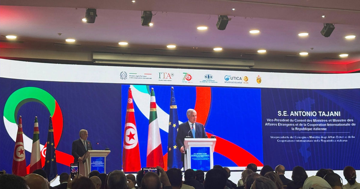 Tajani pour une «alliance stratégique» entre l'Italie et la Tunisie