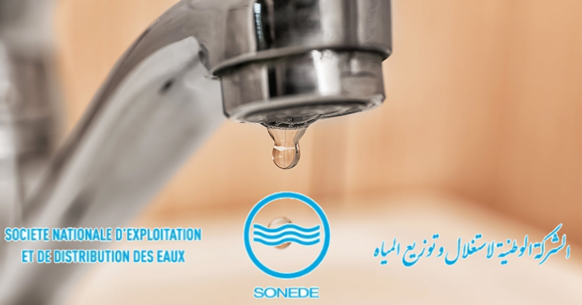 Coupures d’eau à Ben Arous & Zaghouan | Communiqué de la Sonede