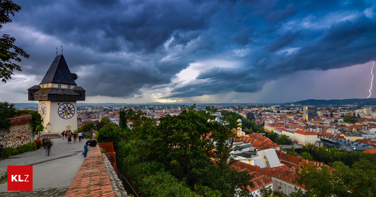 Sturm, Hagel, Starkregen – zwei Tage Wetterwarnung für die Steiermark
