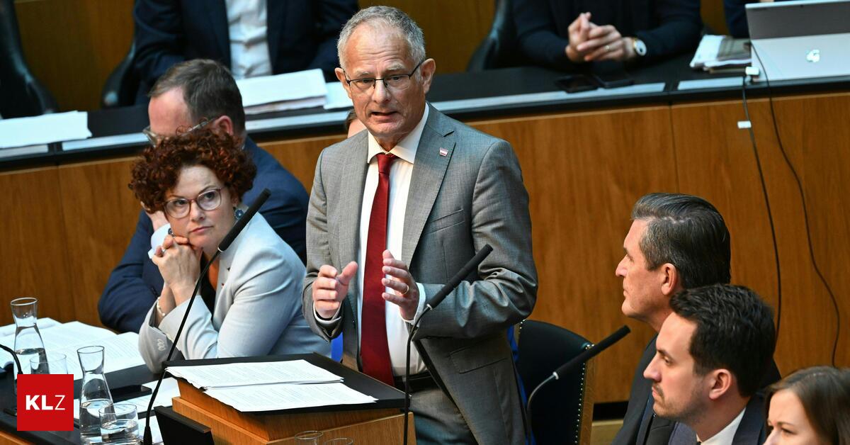 Finanzminister Markus Marterbauer (SPÖ) bei seiner Budgetrede im Parlament.