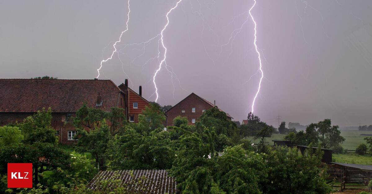 Gewitter und Sturmböen sorgten für Feuerwehreinsätze in der Obersteiermark