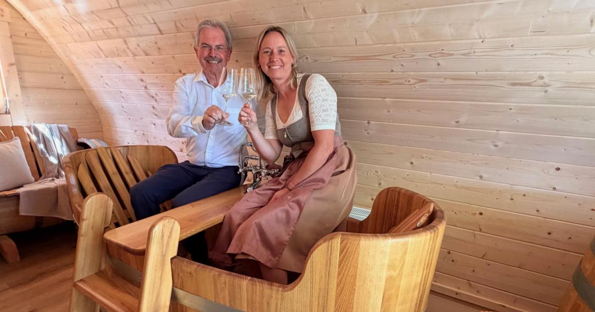 Winzerhof in NÖ bietet jetzt Rotweinbäder und Romantik-Fässer an