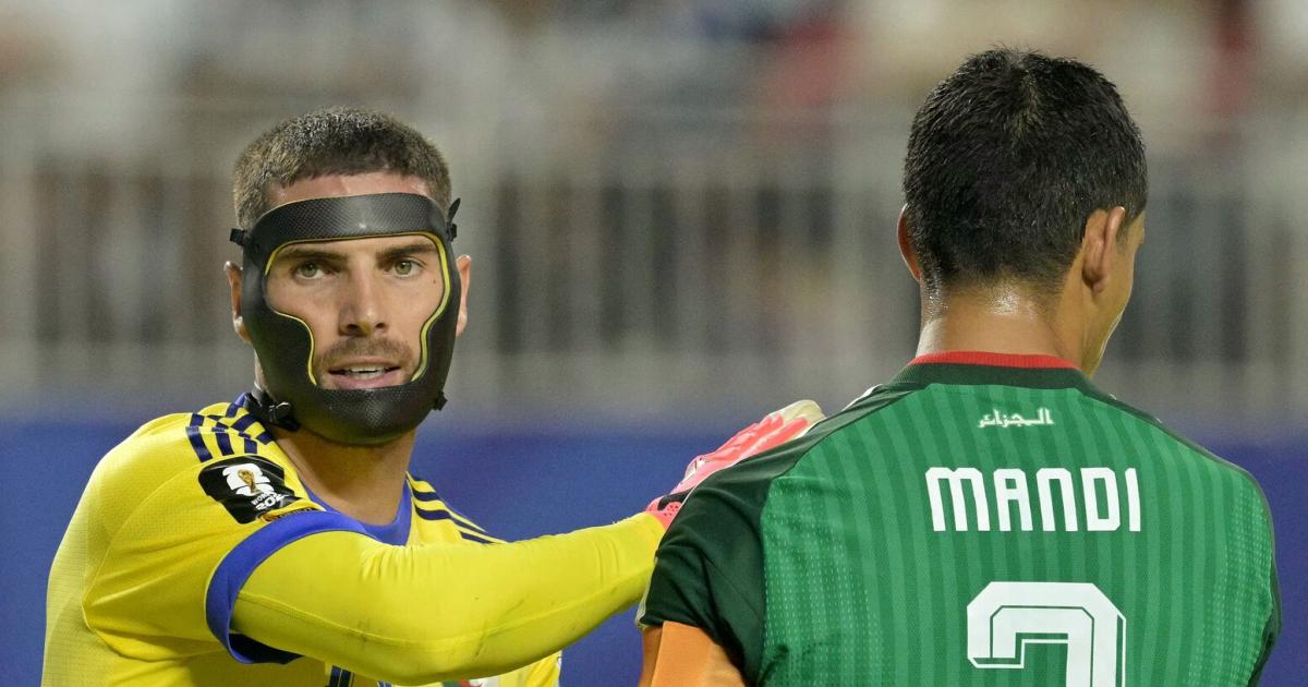 Warum Luca Zidane bei der WM mit einem Kopfschutz spielt