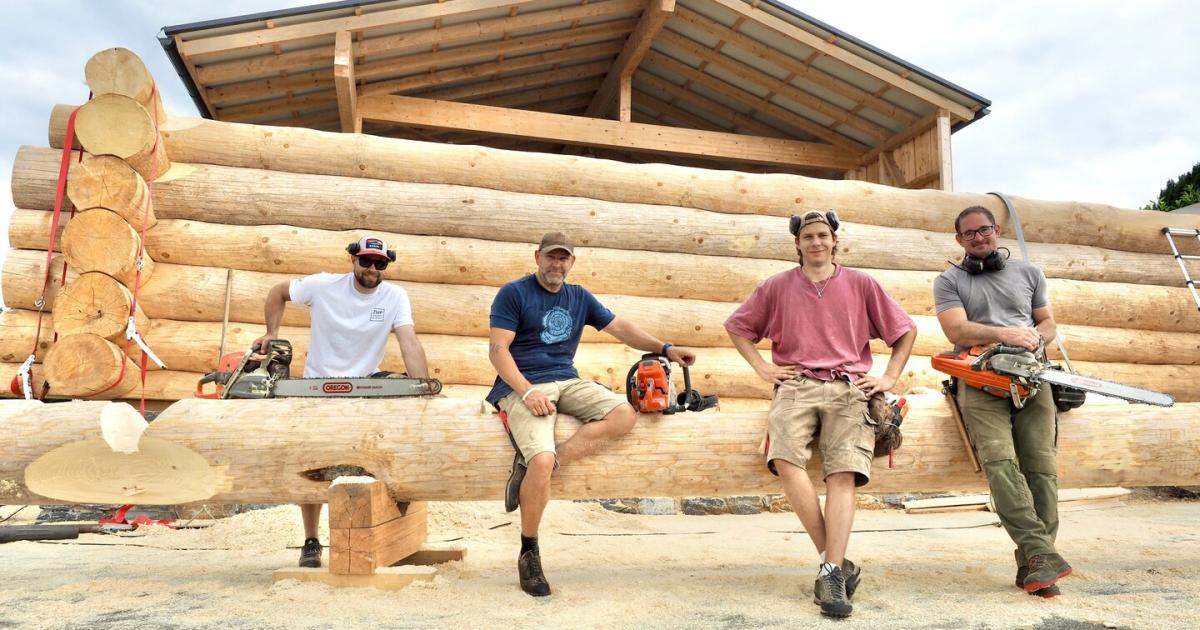 Bauen wie früher: Was ein Forstwirt im Burgenland erschafft