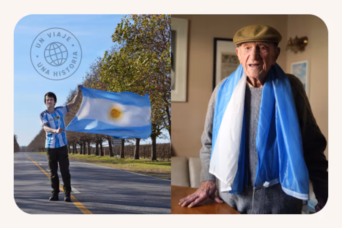 El Mundial desde Colonia Caroya. Tiene 105 años, vive en Córdoba y así vibró con Argentina-Jordania