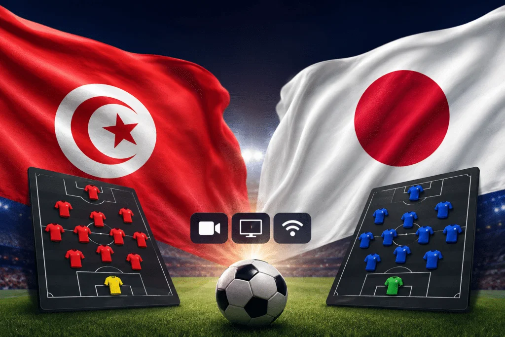 Tunisie-Japon : lourde défaite des Aigles de Carthage à Monterrey