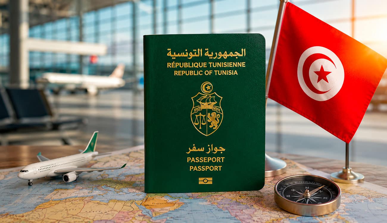 Where does the Tunisian passport stand in the new Global Passport Index 2026 ranking?