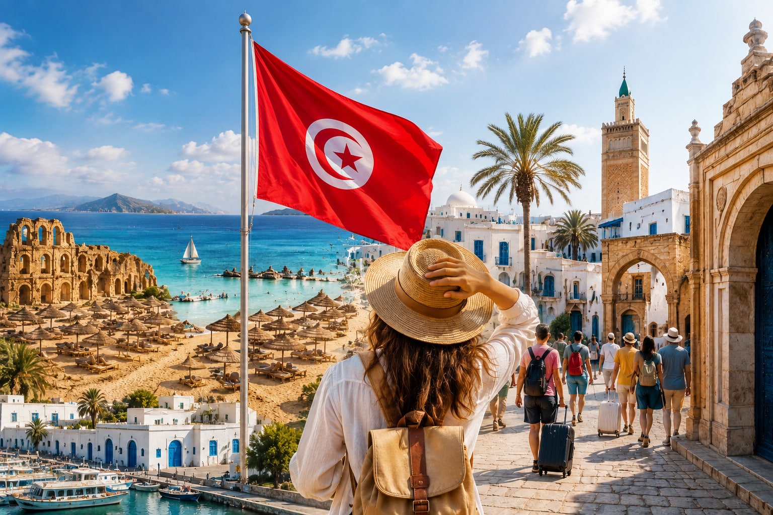 Tourisme : la Tunisie vise le seuil des 15 millions de visiteurs
